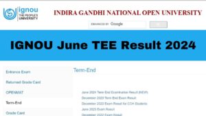 IGNOU result